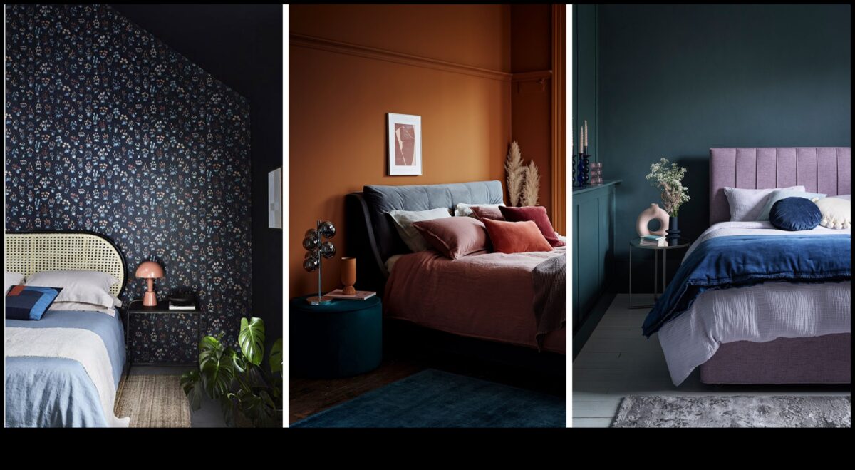 רעיונות לעיצוב חדר שינה כהה ודרמטי