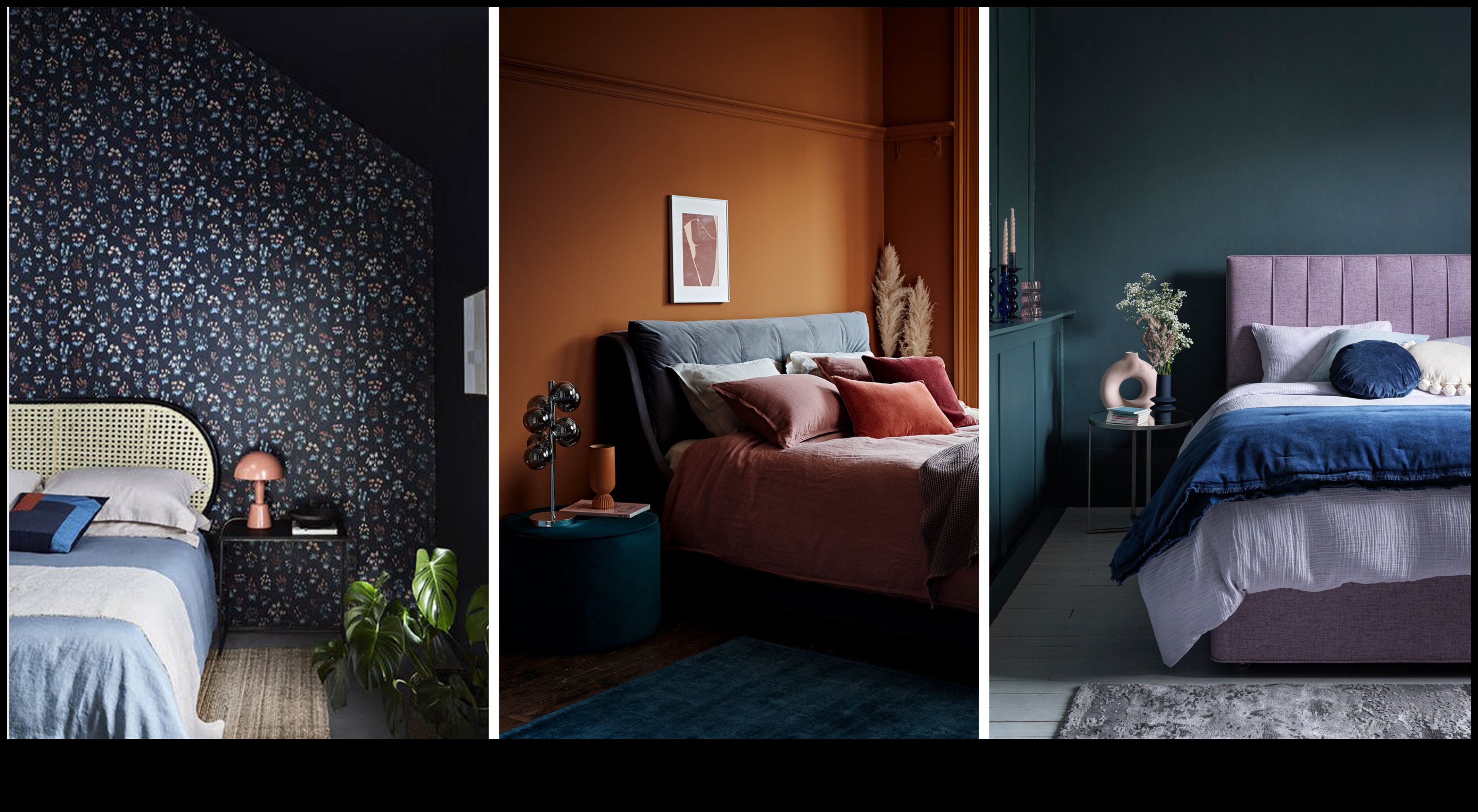 רעיונות לעיצוב חדר שינה כהה ודרמטי