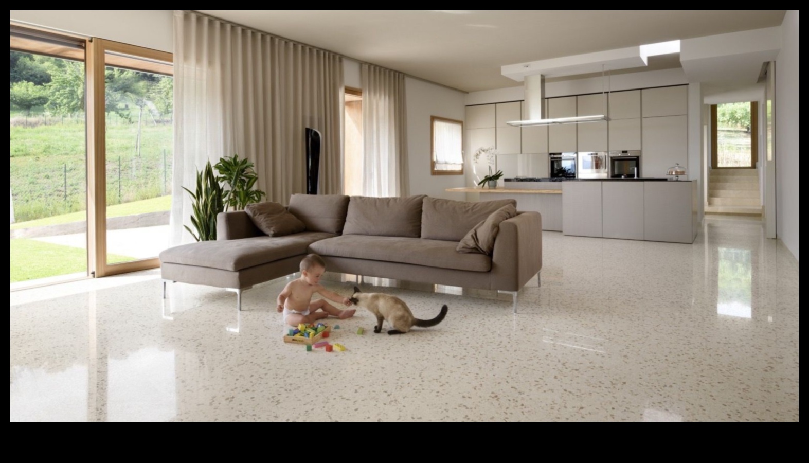 Terrazzo A מודרני ריצוף קלאסי 2 כיצד להשתמש בטרצו בעיצוב מודרני למראה טרנדי וייחודי?