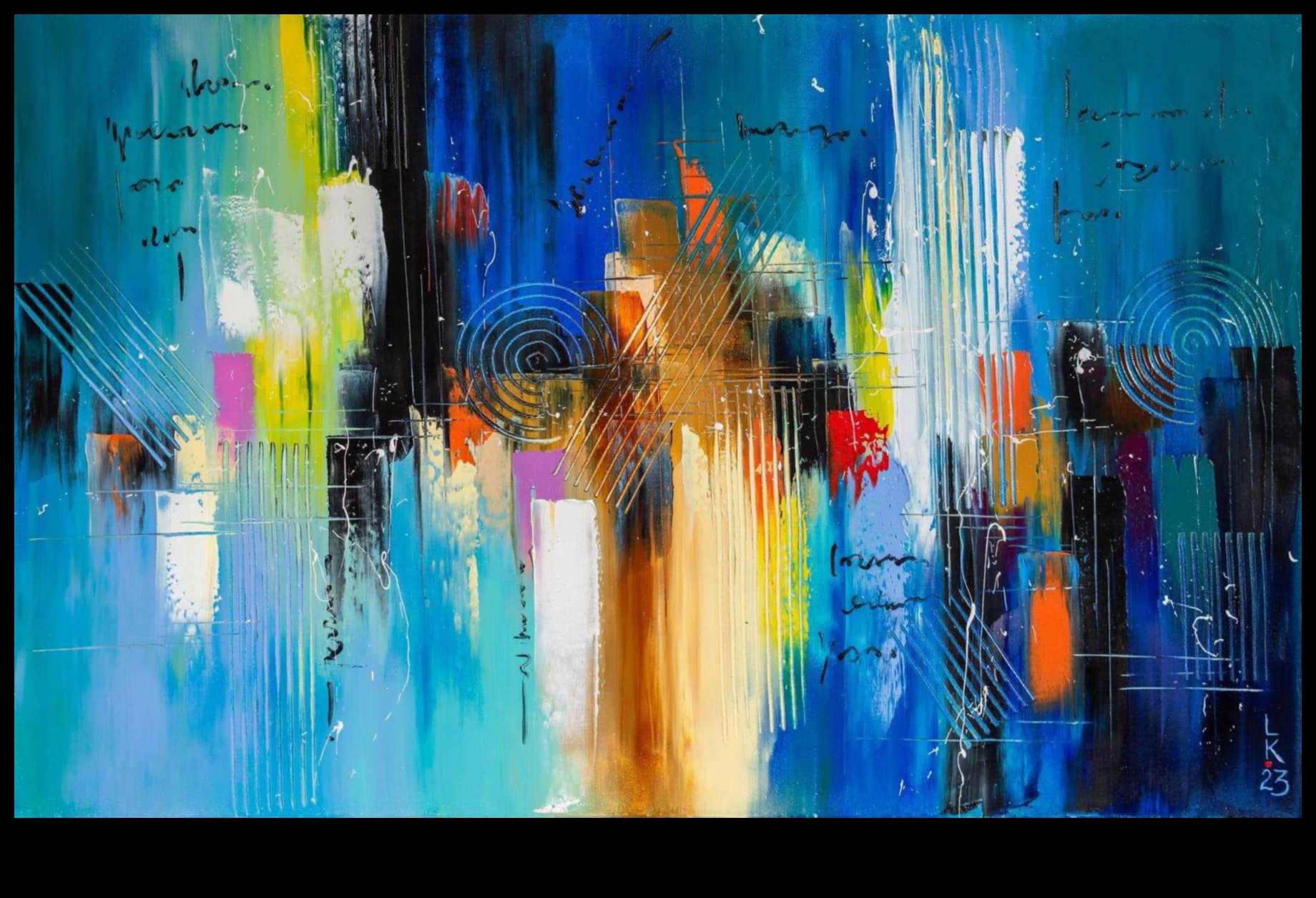 מעבר לגבולות: חקר האמנות המופשטת של יצירתיות בלתי מוגבלת