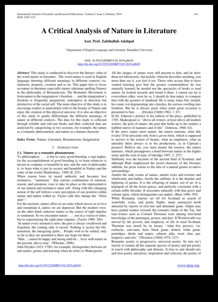 אודיסאה ספרותית: השפעת הטבע על יצירות כתובות מגוונות