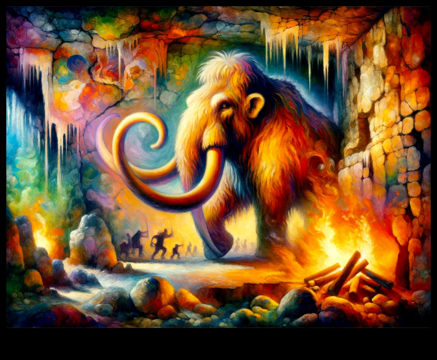 Cave Canvas Chronicles: חשיפת נרטיבים פרהיסטוריים באמנות