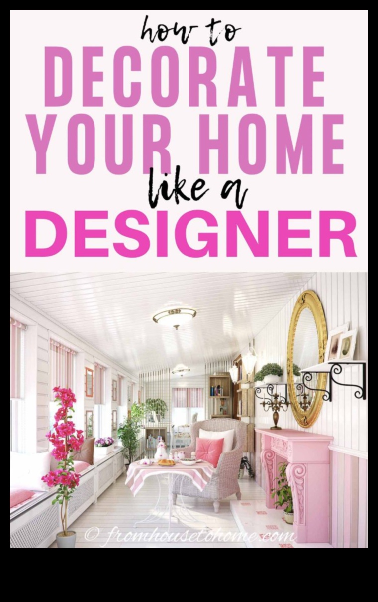 מהם עקרונות המפתח של קונספטים לקישוט?