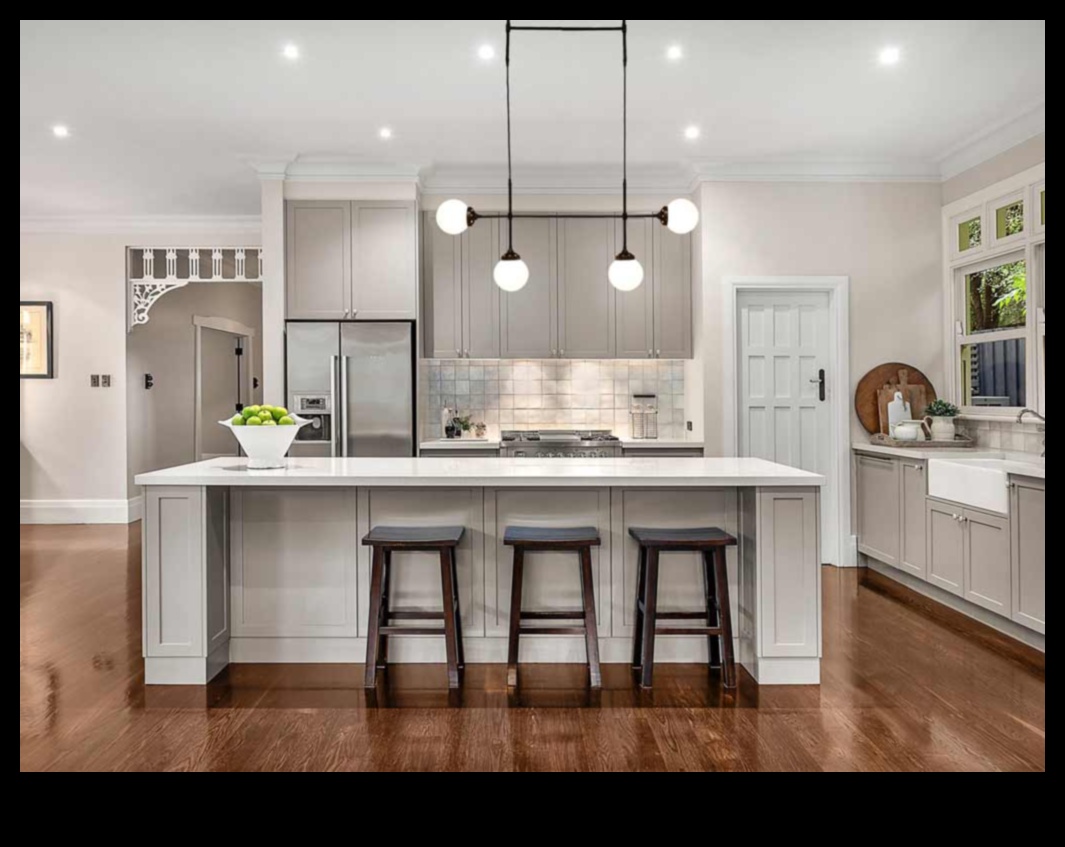 מהם כמה רעיונות לעיצוב מטבח שיק תעשייתי עם נורות תליון נורות אדיסון?